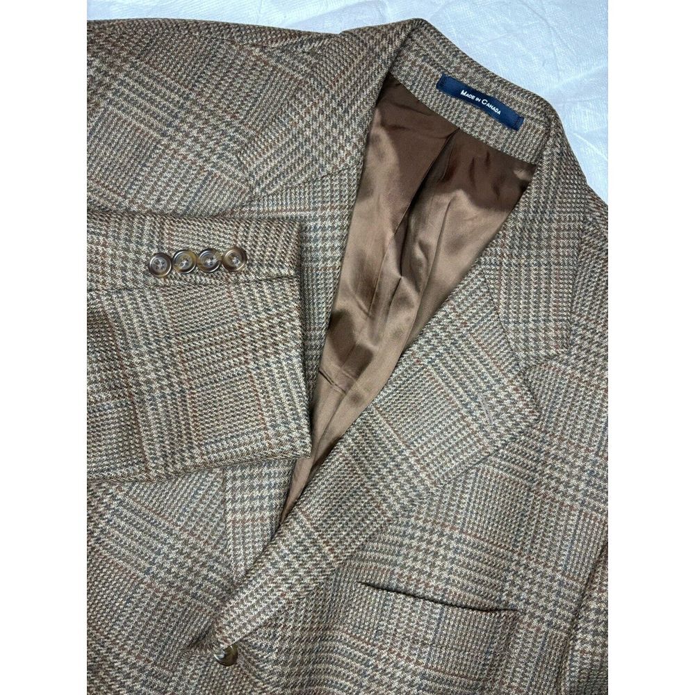 Chaps by Ralph Lauren Vintage Pure Wool 3 Button Blazer Sport Coat Canada 44R